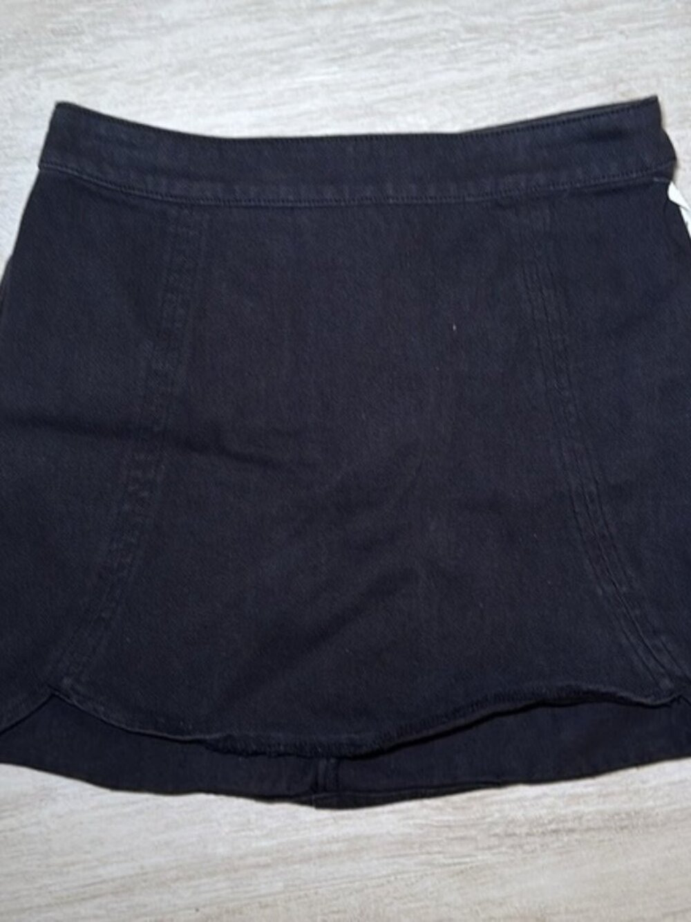 Pacsun‎ gray denim mini skirt